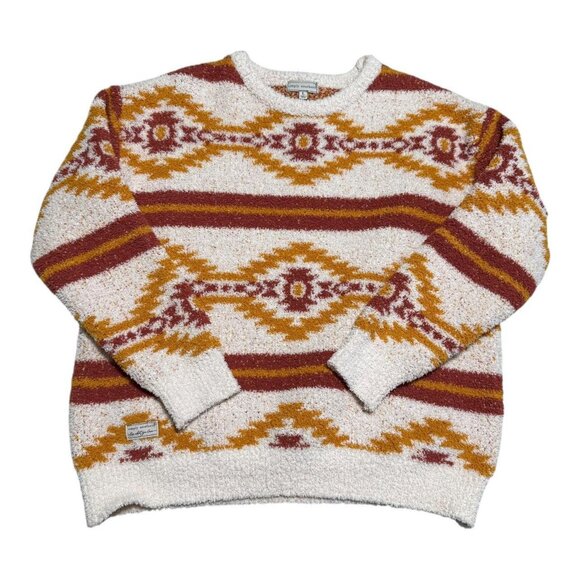 Simply Southern Aztec Art Patterned Fleece Soft Sweatshirt Women’s Large - Picture 1 of 7